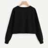 Round Neck Casual Fall Women Sweatshirt - Image 2