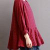 Ruffled Loose Baggy Tops Blouse - Image 9