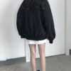 Side Striped Zipper Stand Baseball Jacket - Image 6