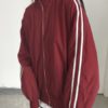 Side Striped Zipper Stand Baseball Jacket - Image 8