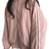 Side Striped Zipper Stand Baseball Jacket - Image 10