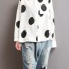Stand Collar Long Sleeve Blouse - Image 6