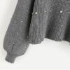 Stand Collar Long Sleeve Tight Sweater - Image 4
