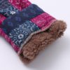 Vintage Block Printing Hooded Coat - Image 7
