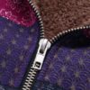 Vintage Block Printing Hooded Coat - Image 8