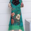 Vintage Double Layered Loose Floral Dress - Image 2