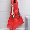 Vintage Double Layered Loose Floral Dress - Image 5