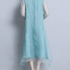 Vintage Embroidery Patchwork Irregular Dress - Image 8