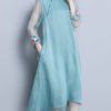 Vintage Embroidery Patchwork Irregular Dress - Image 6