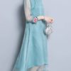 Vintage Embroidery Patchwork Irregular Dress - Image 5