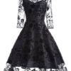 Vintage Lace Party Women Dresses