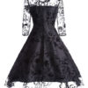 Vintage Lace Party Women Dresses - Image 2