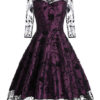 Vintage Lace Party Women Dresses - Image 5