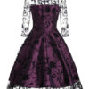 Vintage Lace Party Women Dresses - Image 4