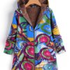 Vintage Print Hooded Coats - Image 3