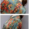 Vintage Women Floral Printed Midi Dress - Image 8