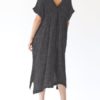 Vintage Women Retro Batwing Sleeve Dress - Image 5