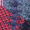Vintage Women Stand Collar  Patchwork Cotton Dress - Image 9