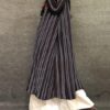 Vintage Women  Striped Crew Neck Long Sleeve Dress - Image 6