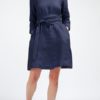 Women Loose Cotton  Dress with Detachable Girdle
