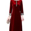 Women's Vintage Embroidery Casual Dress