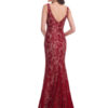 Black Evening Mermaid Backless Occasion Dress With Train - Image 11