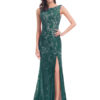Black Evening Mermaid Backless Occasion Dress With Train - Image 12