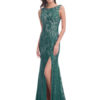 Black Evening Mermaid Backless Occasion Dress With Train - Image 14