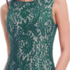 Black Evening Mermaid Backless Occasion Dress With Train - Image 16