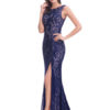 Black Evening Mermaid Backless Occasion Dress With Train - Image 23