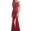 Black Evening Mermaid Backless Occasion Dress With Train - Image 8