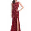 Black Evening Mermaid Backless Occasion Dress With Train - Image 10