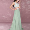 Chiffon Prom Two Piece Beading Occasion Party Dresses - Image 4