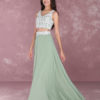 Chiffon Prom Two Piece Beading Occasion Party Dresses - Image 5