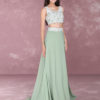 Chiffon Prom Two Piece Beading Occasion Party Dresses - Image 7