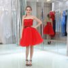 Cocktail Sleeveless Short Prom Sequined Tulle Party Dress