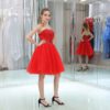 Cocktail Sleeveless Short Prom Sequined Tulle Party Dress - Image 3