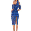 Crewneck Cold Shoulder Shaping Party Dress - Image 5