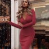 Elegant Cocktail Nightclub Party Dress - Image 2