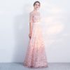 Elegant Lady Prom Half Sleeve Evening Maxi Pageant Dress