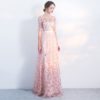 Elegant Lady Prom Half Sleeve Evening Maxi Pageant Dress - Image 3