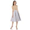 Elegant Long Sleeve Prom A Line Evening Short Party Gowns - Image 2