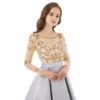 Elegant Long Sleeve Prom A Line Evening Short Party Gowns - Image 6