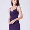 Evening Dresses Dark Navy Straps High Split Prom Dress Maxi Bridesmaid Dresses - Image 10