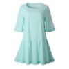 Fashion Half Sleeve Ruffle Pleated Female Shirt Summer Dresses - Image 7