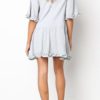 Fashion Half Sleeve Ruffle Pleated Female Shirt Summer Dresses - Image 3