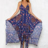 Women's Floral Print Sleeveless Beach Slip Dresses