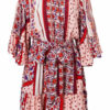 Floral Summer Off Shoulder Boho Flared Dress - Image 5