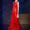 Formal Evening Luxury Embroideries 3D Flowers Applique Party Dress - Image 5