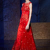 Formal Evening Luxury Embroideries 3D Flowers Applique Party Dress - Image 6